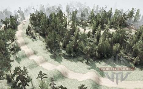Race with obstacles 2 for Spintires MudRunner