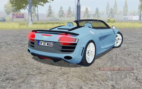 Audi R8 GT Spyder for Farming Simulator 2013