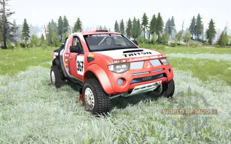 Mitsubishi L200 Triton Dakar for Spintires MudRunner
