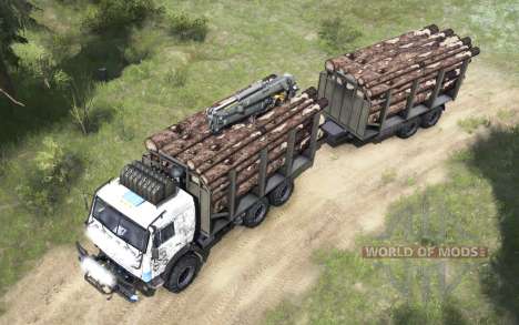 KamAZ-43114 for Spintires MudRunner