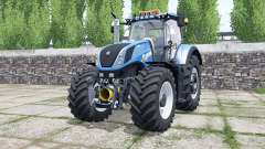 New Holland T7.290 rich electric blue for Farming Simulator 2017