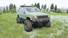 Jeep Cherokee (XJ) 1996 lifted for MudRunner