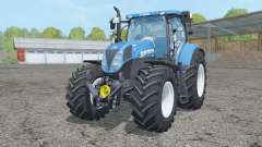 New Holland T7.210 animated element for Farming Simulator 2015
