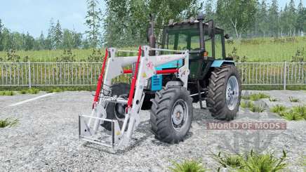 MTZ-1221 Belarus tractor with a loader for Farming Simulator 2015