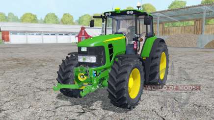 John Deere 7430 Premium front loader for Farming Simulator 2015