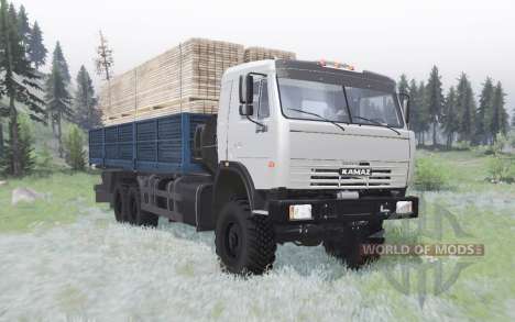 KamAZ-43115 for Spin Tires