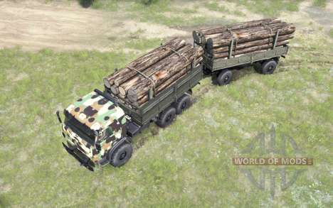 KamAZ-5350 Mustang for Spintires MudRunner