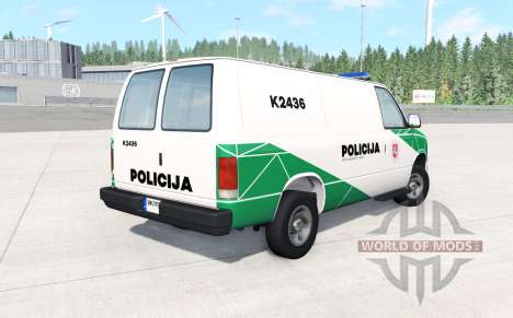Gavril H-Series Lithuanian Police for BeamNG Drive
