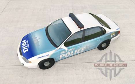 Ibishu Pessima 1996 West Coast Police for BeamNG Drive