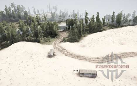 Through the desert to the mountains for Spintires MudRunner