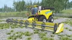 New Holland CR9.90 safety yellow for Farming Simulator 2015