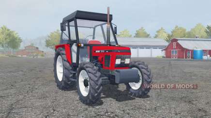 Zetor 7340 tractor red for Farming Simulator 2013