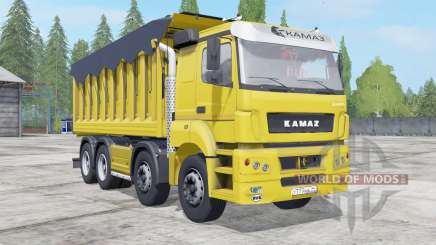 KamAZ-65201 with the trailer for Farming Simulator 2017