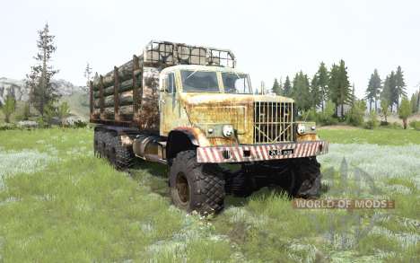 The KrAZ-255B 8x8 for Spintires MudRunner