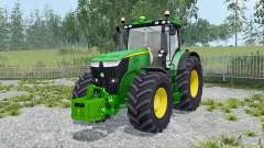 John Deere 7270R with weighƫs for Farming Simulator 2015