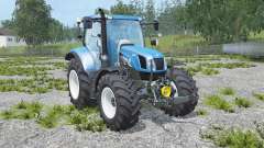 New Holland T6.160 real engine for Farming Simulator 2015