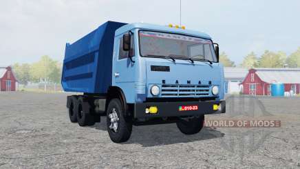 KamAZ-55111 moderately blue color for Farming Simulator 2013
