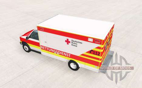 Gavril H-Series German Ambulance for BeamNG Drive
