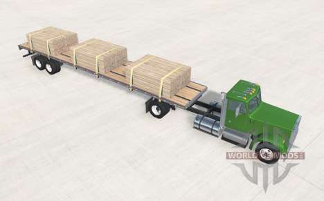 Gavril T-Series with trailer for BeamNG Drive