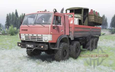 KamAZ-63501 for Spin Tires