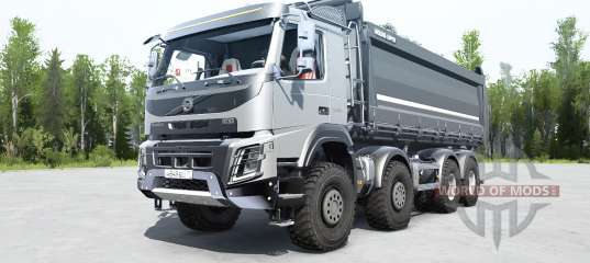 Volvo FMX 500 6x6 for Spin Tires