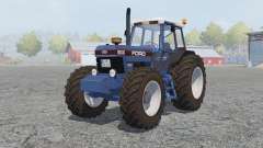 Ford 8630 Powershift cyan cornflower blue for Farming Simulator 2013