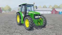 John Deere 5100R manual ignition for Farming Simulator 2013