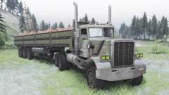 Peterbilt 379 Day Cab for Spin Tires