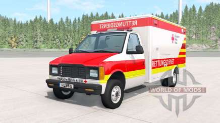 Gavril H-Series German Ambulance v1.2 for BeamNG Drive