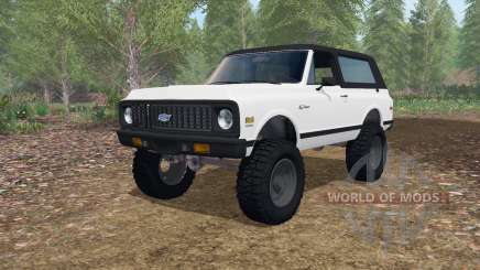 Chevrolet K5 Blazer lifted for Farming Simulator 2017