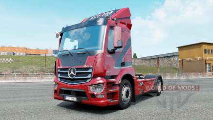 Mercedes-Benz Antos venetian red for Euro Truck Simulator 2