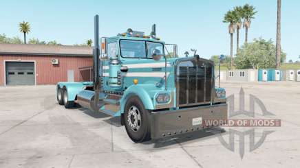 Kenworth W900A aquamarine blue for American Truck Simulator