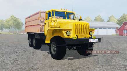 Ural-5557 with the trailer for Farming Simulator 2013