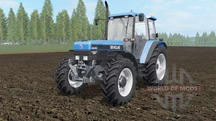 New Holland 8340 spanish sky blue for Farming Simulator 2017