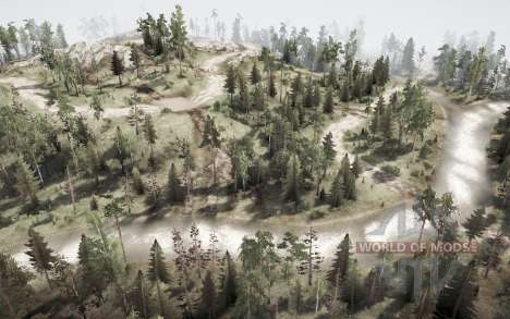 The intersection of six roads for Spintires MudRunner