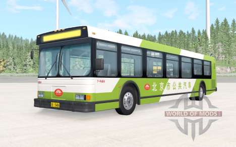 Wentward DT40L Green Beijing Bus for BeamNG Drive