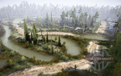 Forestry Pushkino-4 for Spintires MudRunner