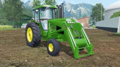 John Deere 4455 front loader islamic green for Farming Simulator 2015