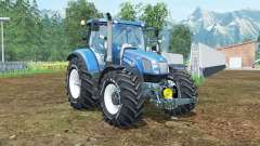 New Holland T6.160 spanish sky blue for Farming Simulator 2015