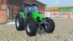 Deutz-Fahr Agrotron 120 Mk3 vivid malachite for Farming Simulator 2013