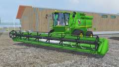 John Deere S690i dark pastel green for Farming Simulator 2013