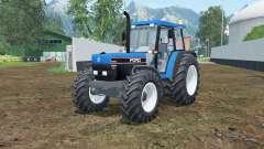 Ford 7840 rich electric blue for Farming Simulator 2015