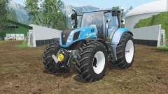 New Holland T7.240  spanish sky blue for Farming Simulator 2015