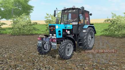 MTZ-82.1 Belarus blue color for Farming Simulator 2017