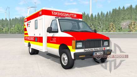 Gavril H-Series German Ambulance v1.3 for BeamNG Drive