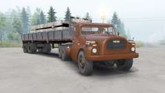 Tatra T148 6x6 v1.1 cherry color for Spin Tires