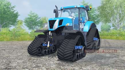 New Holland T7030 track systems for Farming Simulator 2013