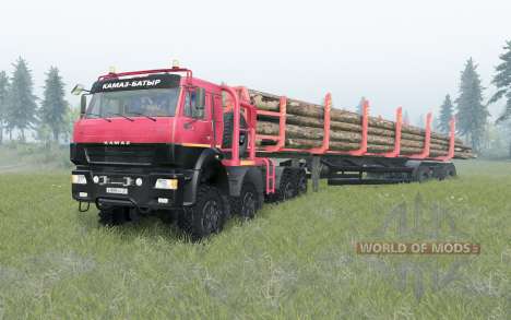 KamAZ-65228 for Spin Tires