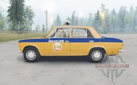 VAZ-2101 TRAFFIC POLICE OF THE USSR for Spin Tires