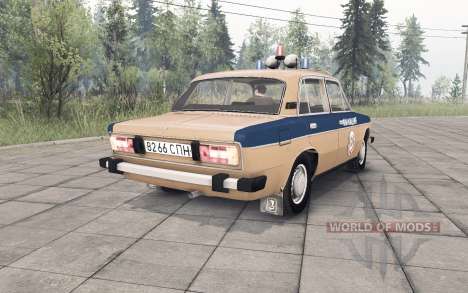 VAZ-2106 Police USSR for Spin Tires